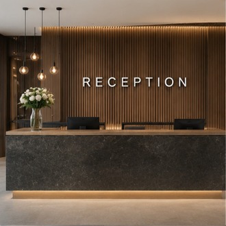 RECEPTION IŞIKLI HARF