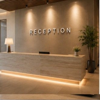 RECEPTION IŞIKLI HARF