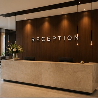 RECEPTION IŞIKLI HARF
