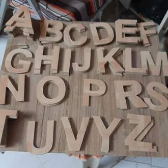 10 cm Ahşap Harf