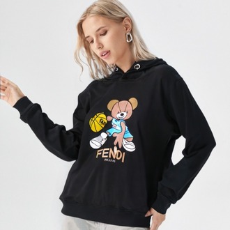 Kapşonlu Sweatshirt nakışlı