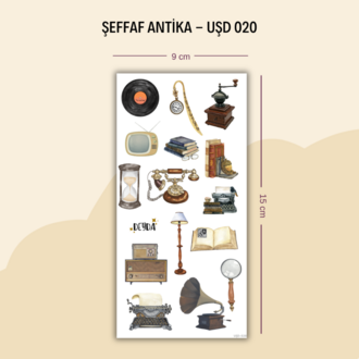 UŞD-020 Antika Sticker
