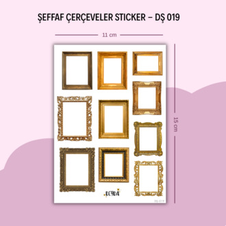 DŞ-019 Çerçeveler Sticker