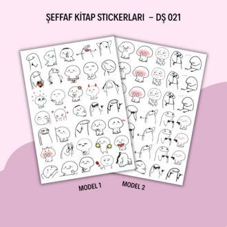 DŞ-021 Kitap Stickerları