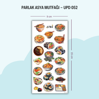 UPD-052 Asya Mutfağı Sticker