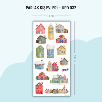 UPD-032 Kış Evleri Sticker