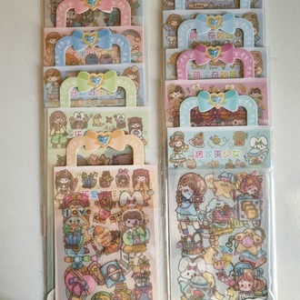 3 Sayfa Sevimli Sticker Set