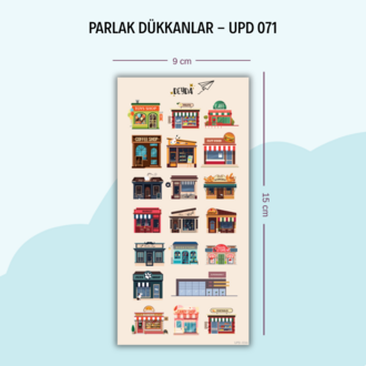 UPD-071 Dükkanlar Sticker