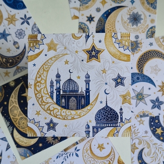 İslam Tema Scrapbook Kağıtları