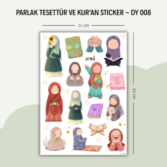 DY-008 Tesettür ve Kur'an Sticker