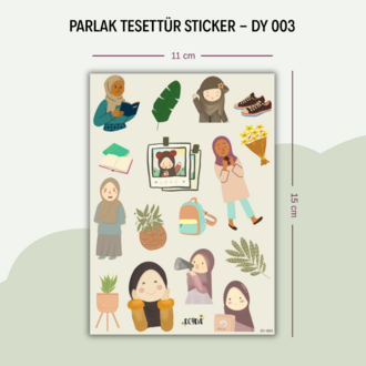 DY-003 Tesettür Sticker