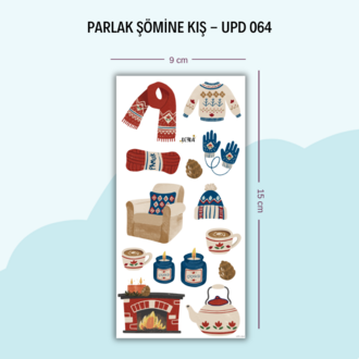 UPD-064 Şömine Sticker