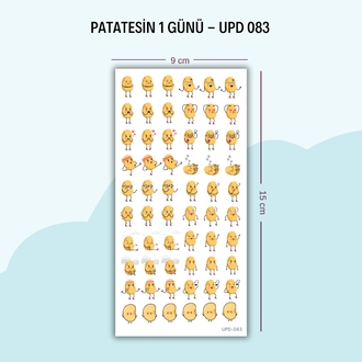 UPD-083 Patatesin Bie Günün Parlak Sticker