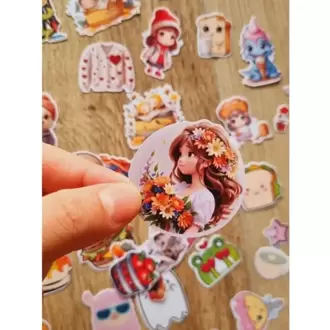 100+ Adet Kawaii Sticker Kutu