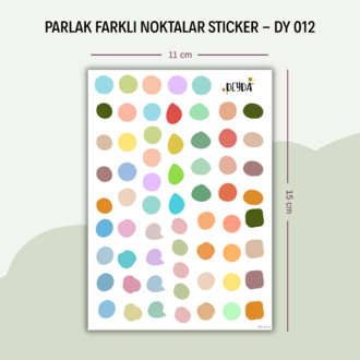 DY-012 Farklı Noktalar Sticker