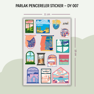 DY-007 Pencereler Sticker