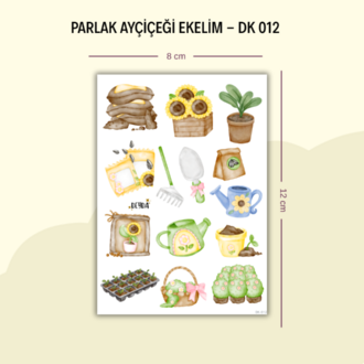 DK-013 Ayçiçeği Ekelim Sticker