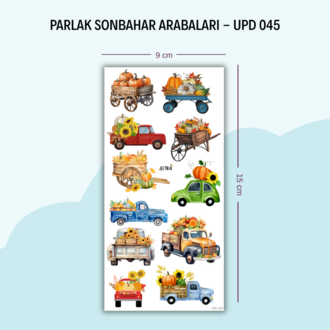 UPD-045 Sonbahar Arabaları Sticker