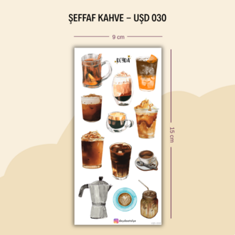 UŞD-030 Kahve Sticker