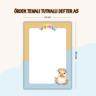 Ördek Tasarımlı Tutkallı Defter