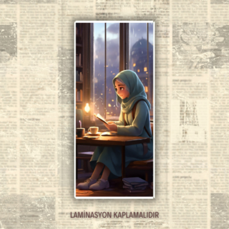 Tesettürlü | Kitap Ayracı