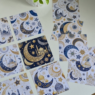 İslam Tema Scrapbook Kağıtları