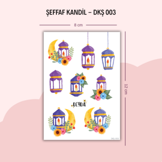DKŞ-003 Kandil Sticker