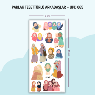 UPD-065 Tesettürlü Arkadaşlar Sticker