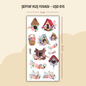 UŞD-015 Kuş Yuvası Sticker