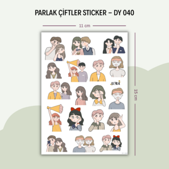 DY-040 Çiftler Sticker