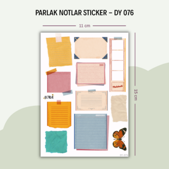 DY-076 Notlar KE Sticker