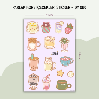 DY-080 Kore İçecekleri Sticker