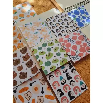 Renkli Tasarımlı Scrapbook Kağıtları