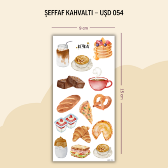 UŞD-054 Kahvaltı Sticker