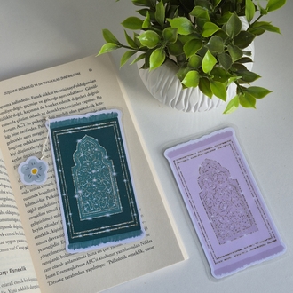 Seccade Tasarımlı 2 Adet Kitap Ayracı