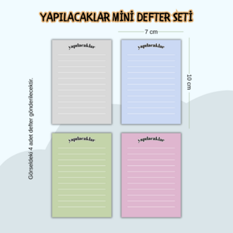 Mini Defter Seti