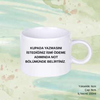 Sevimli Arı Tasarımlı İsme Özel Kupa