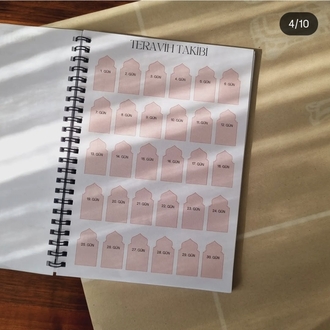 Ramazan Ajandası - 3 Sayfa Sticker Hediyeli
