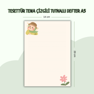Tesettür Sevimli Tutkallı Defter