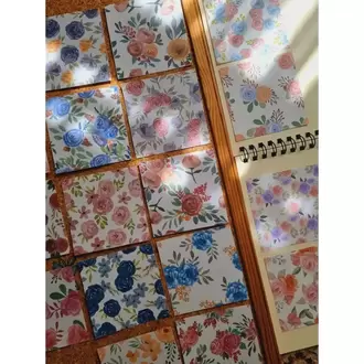 Gül Desenler Scrapbook Kağıdı