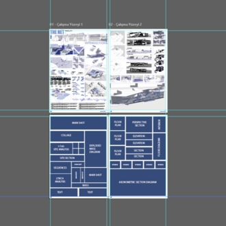 Profesyonel Mimari Pafta Şablonu A1 | Adobe Illustrator