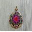 Otantik swarovski taşlı kolye gümüş...