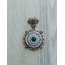 Otantik swarovski taşlı kolye gümüş...
