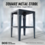 Industrial Style Metal Stool DXF File, Metal Stool Fabrication Plans and Laser Cutting File