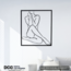 Metal Wall Art, DXF File for Laser Cutting, Woman Body Wall Decor, Minimalist Art, Woman Silhouettes