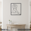 Metal Wall Art, DXF File for Laser Cutting, Woman Body Wall Decor, Minimalist Art, Woman Silhouettes