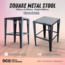 Industrial Style Metal Stool DXF File, Metal Stool Fabrication Plans and Laser Cutting File