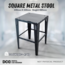 Industrial Style Metal Stool DXF File, Metal Stool Fabrication Plans and Laser Cutting File