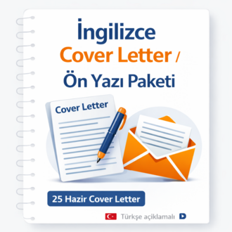 İngilizce Cover Letter / Ön Yazı Paketi