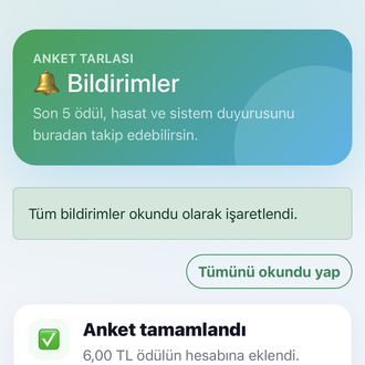 Anket Çözerek Kazan !!